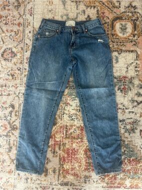 One Teaspoon Women's Boyfriend Jeans in Medium Blue Wash